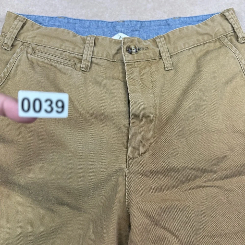 Polo Ralph‎ Lauren Men’s Khaki Chino Shorts Size 36 Relaxed Fit Casual Tan